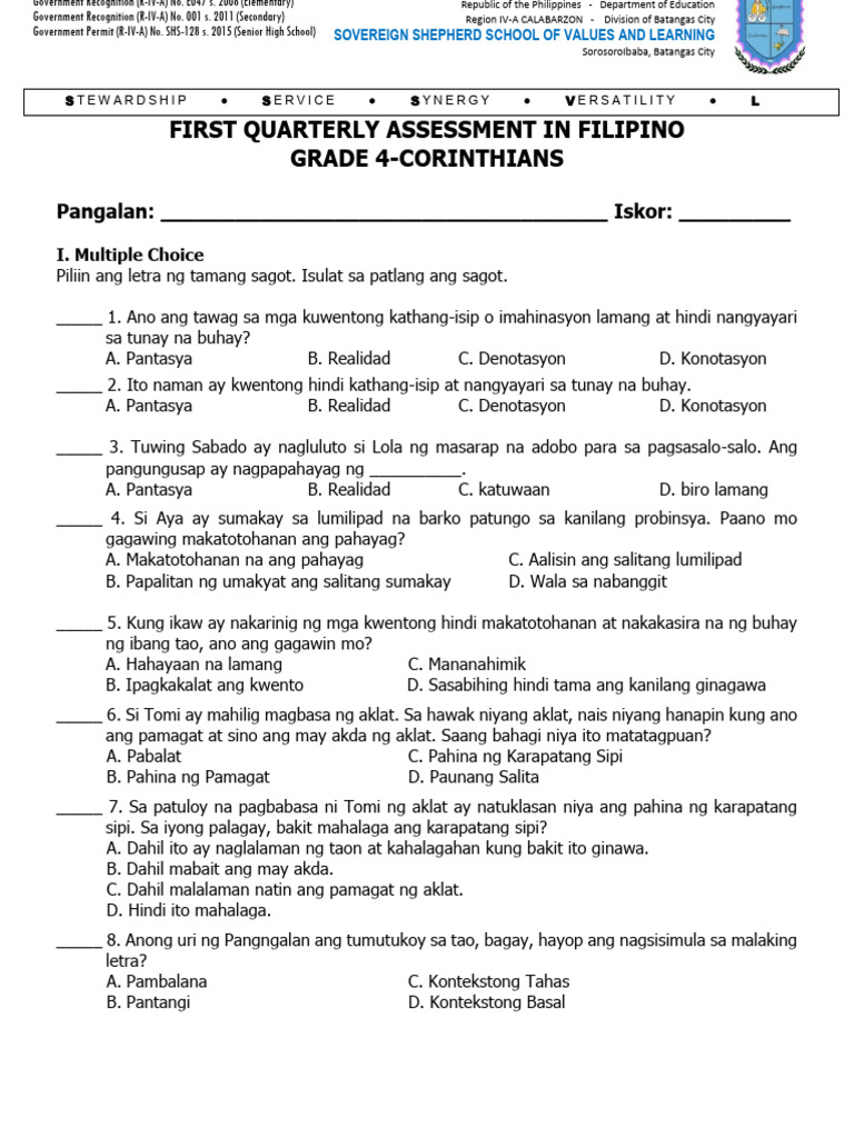 1qa Fil4 | PDF