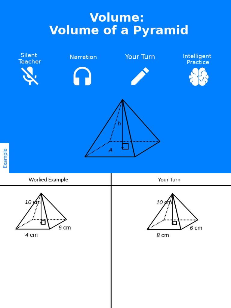 Pyramid Volume Calculation Guide | PDF