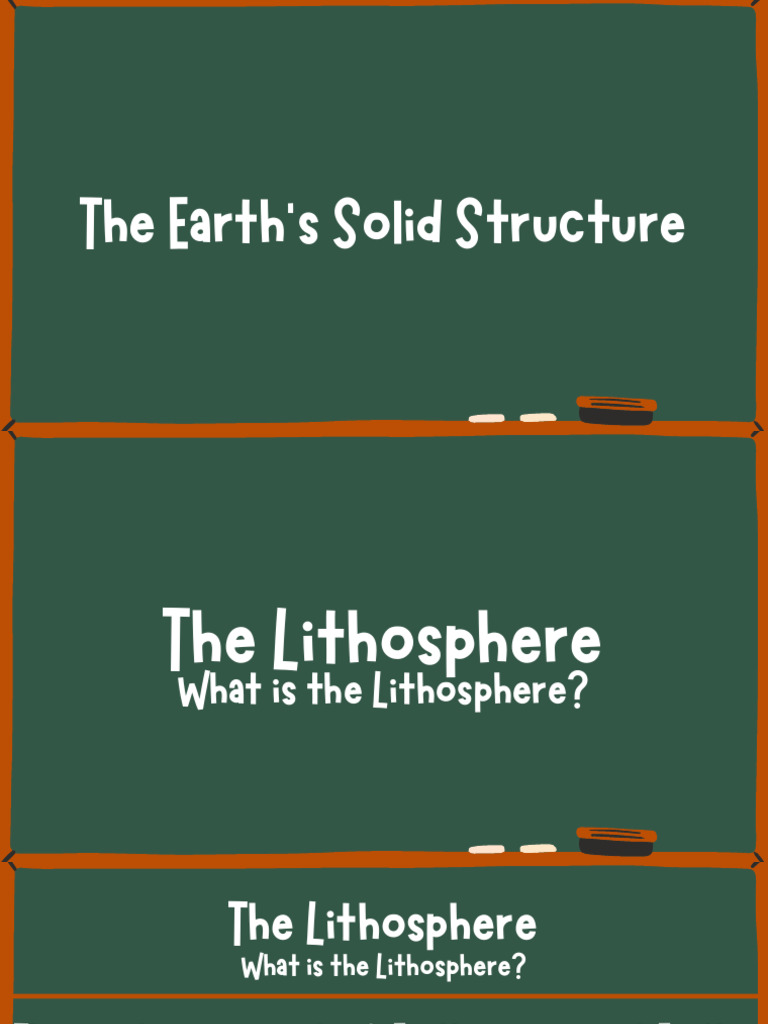 Understanding Earth's Lithosphere Structure | PDF | Crust (Geology ...