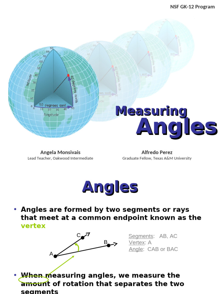 Understanding and Measuring Angles | PDF | Angle | Rotation