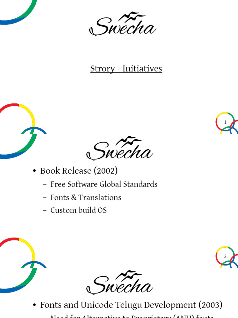 Swecha OS: A Telugu Free Software Journey | PDF | Computing | Software