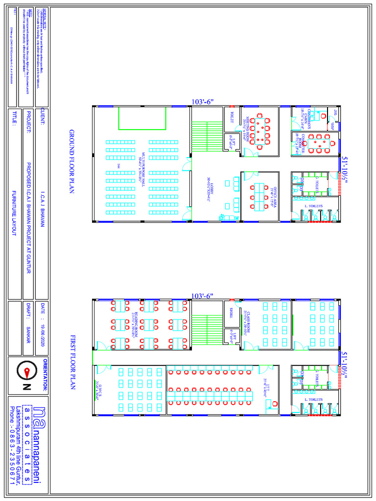 Ground & First Floor Plan | PDF