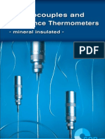 Thermocouples and Resistance Thermometers