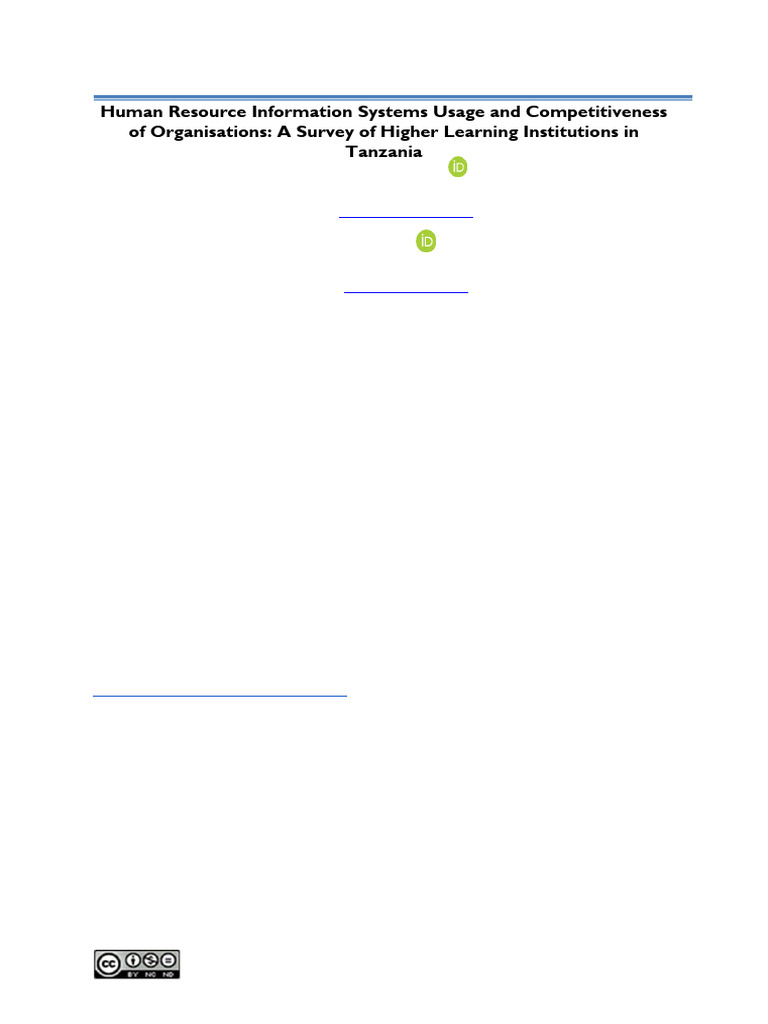 Article+10+ Mbamba+and+Sanga Final | PDF | Human Resource Management ...