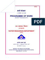 Programme of Work: Water Resources Department