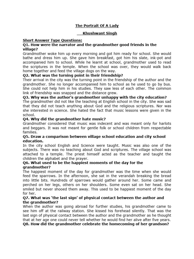 The Portrait Of A Lady Notes (1) | PDF | Rosary | Prayer