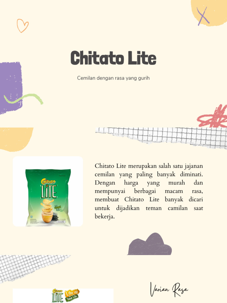 Varian Rasa Chitato Lite dan Promo | PDF
