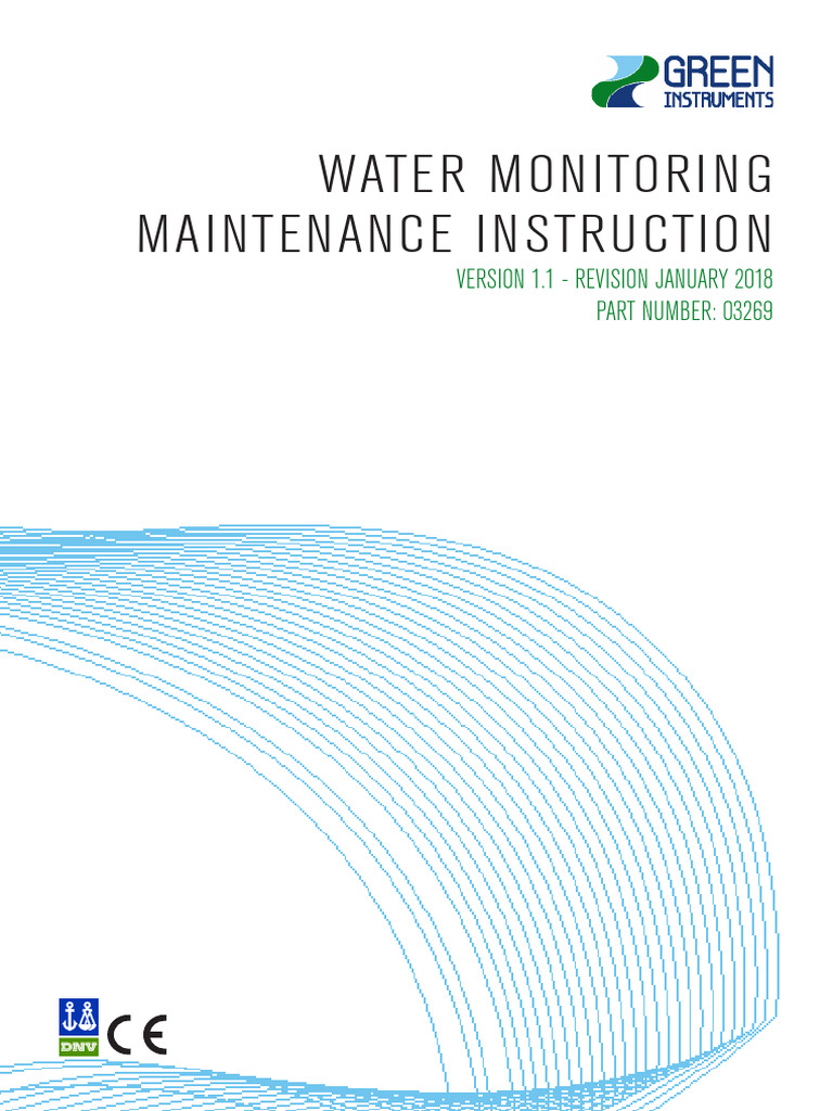 Water Monitoring System Maintenance Guide | PDF | Pump | Valve