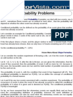 Probability Problems