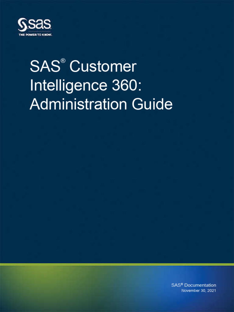 CI360 Admin Guide | PDF | Copyright | Information Technology Management