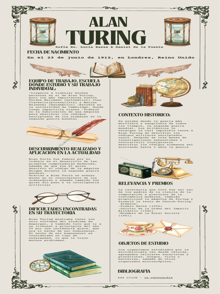 Alan Turing: Pionero de la Computación | PDF | Alan Turing
