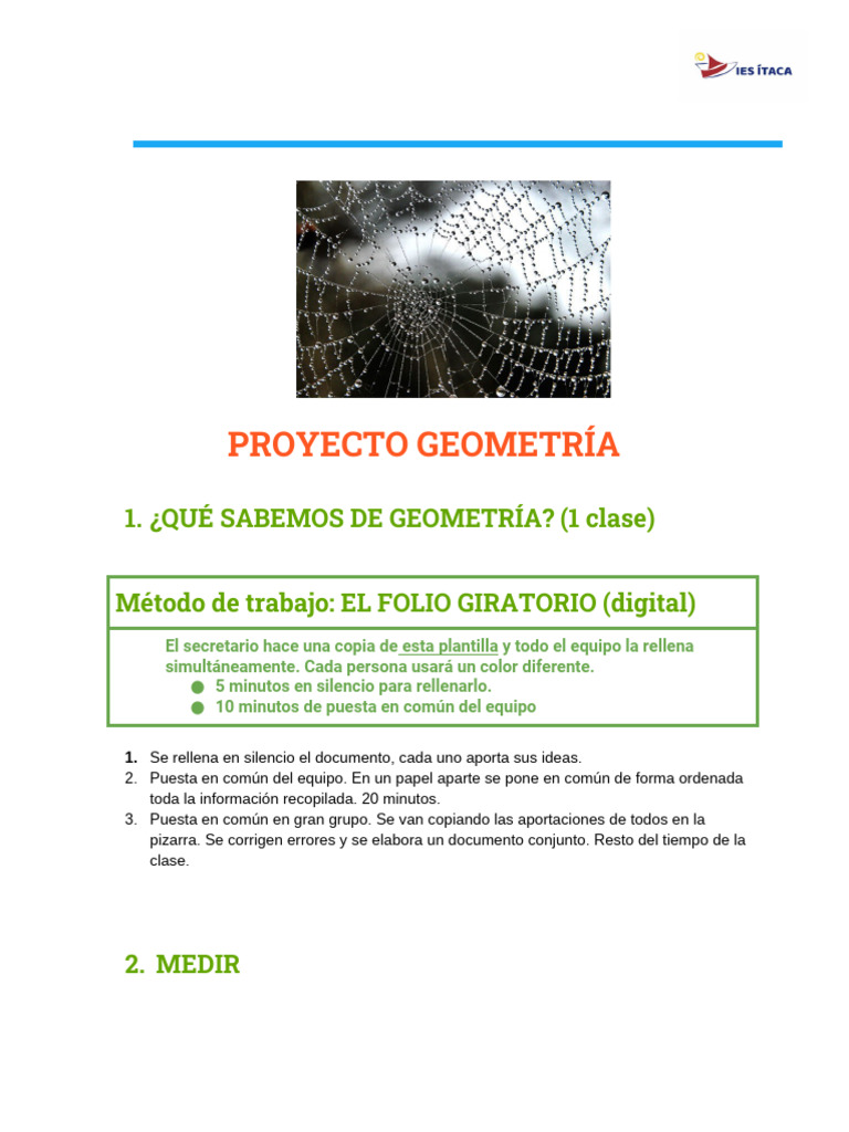 Proyecto de Geometría en Clase | PDF