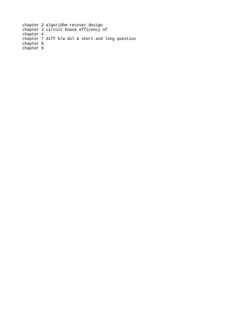 Chapter 2 Algoridhm Recover Design | PDF