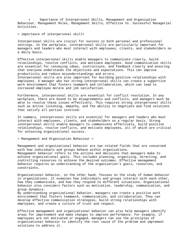 OB topic Wise Notes - Shreyash | PDF | Attitude (Psychology) | Motivational