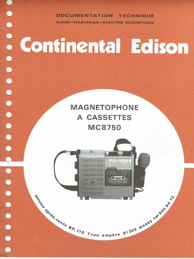 Continental Edison LE 9765 Simple lecteur Noir occasion seconde main