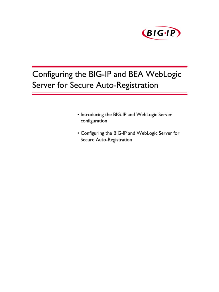 Bigip4.5-Bea Autoreg DG | PDF | Command Line Interface | Server (Computing)