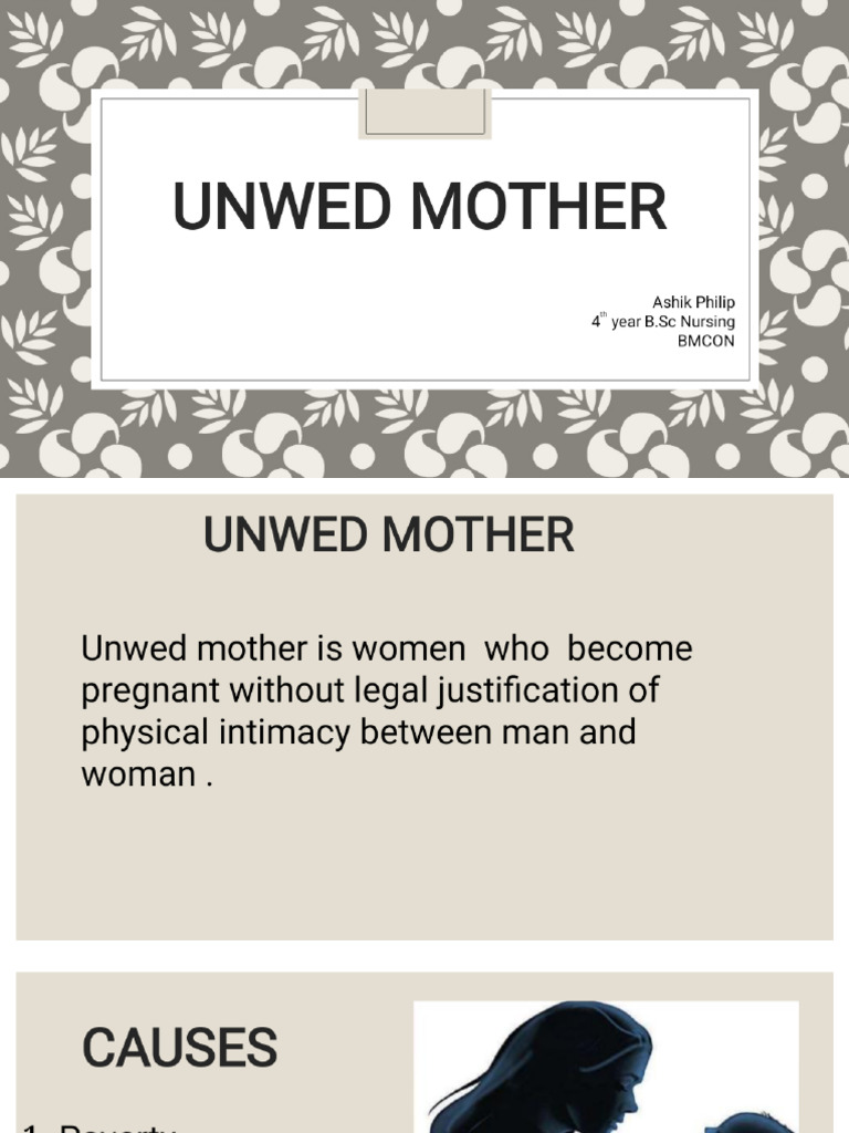 Unwed Mother New 1-2 | PDF