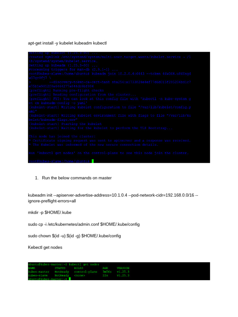 Kubernetes Setup and Deployment Guide | PDF