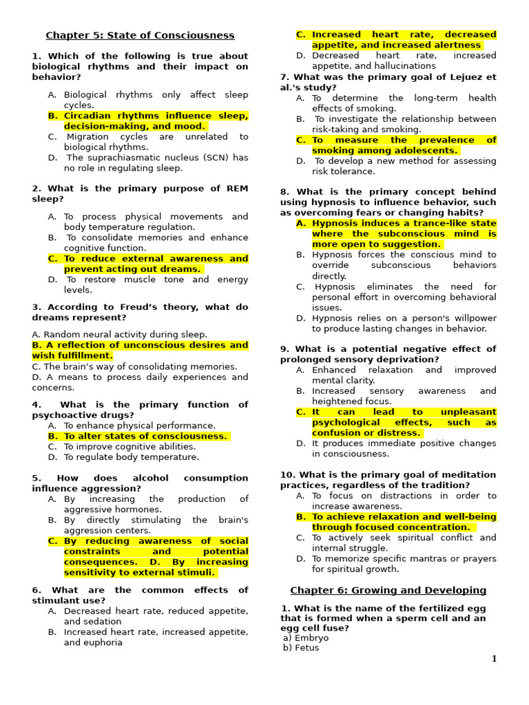 Consciousness and Development Insights | PDF | Reinforcement | Memory