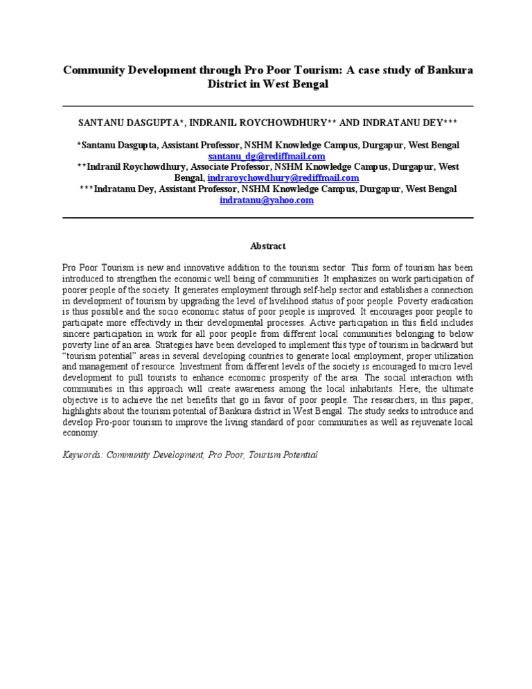Propoor - Abstract | PDF | Politics | Social Science