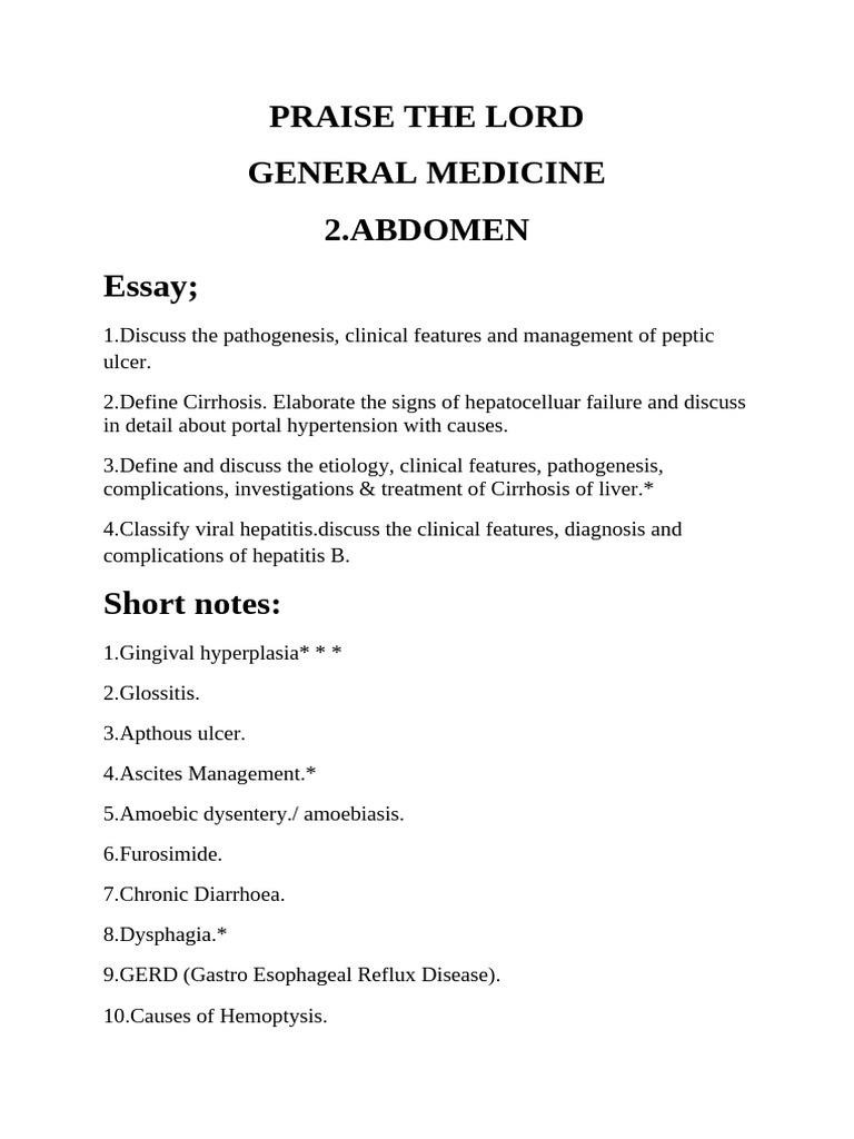 General Medicine | PDF | Congenital Heart Defect | Heart Failure