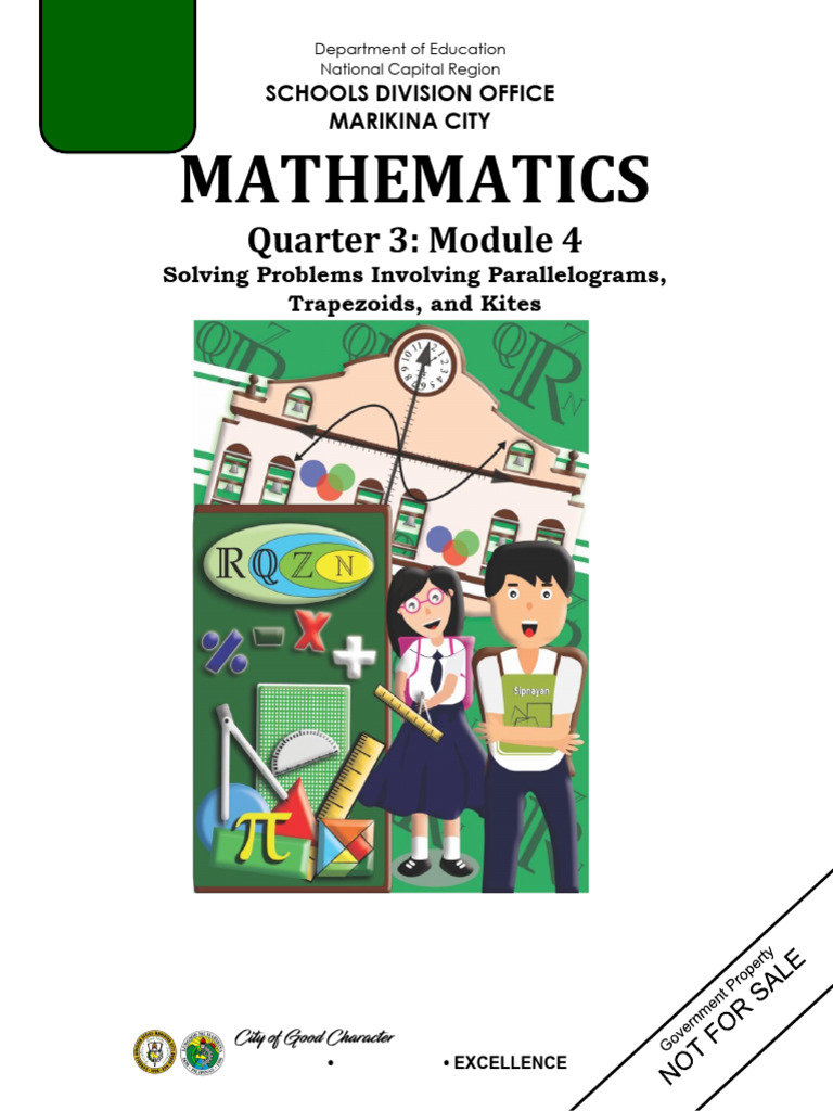 Grade 9 Geometry: Parallelograms & Trapezoids | PDF | Rectangle | Area