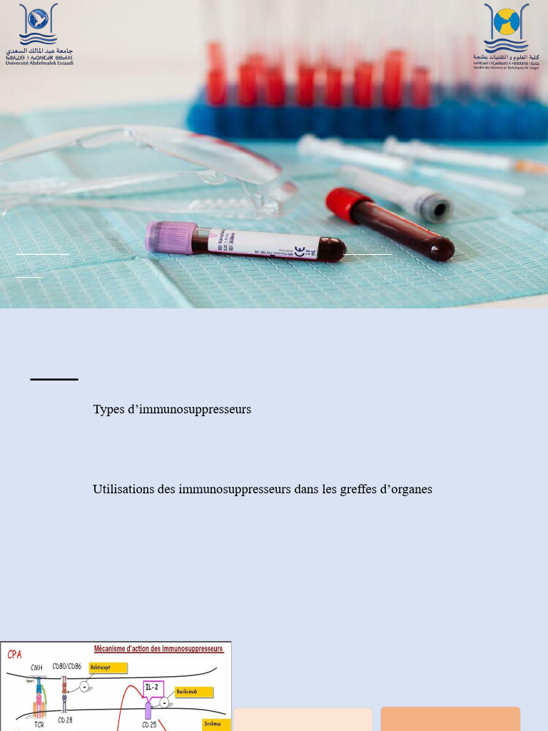 Les Immunosuppresseurs-les-Inhibiteurs Des Lymphocytes | PDF | Maladie ...