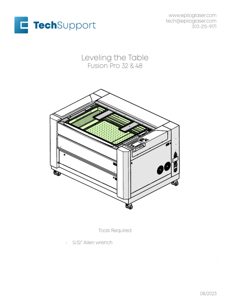 Leveling The Table | PDF | Screw | Equipment
