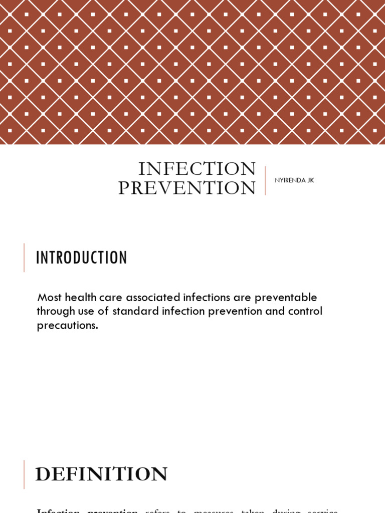Infection Prevention Guidelines for Healthcare | PDF | Waste | Infection
