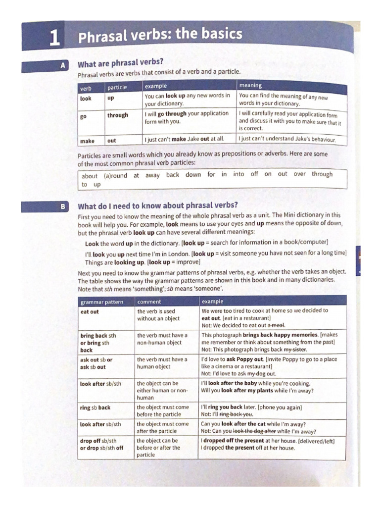 Phrasal Verbs Pdf