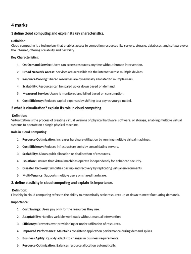 Understanding Cloud Computing Essentials | PDF | Cloud Computing ...