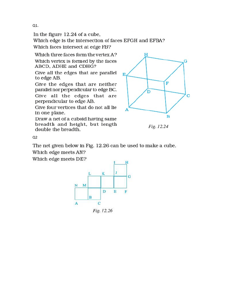 Visualising Solid Shapes Worksheet | PDF