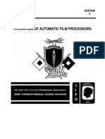 US Army Photography Course SS0520-5 - Operation of Automatic Film Processors