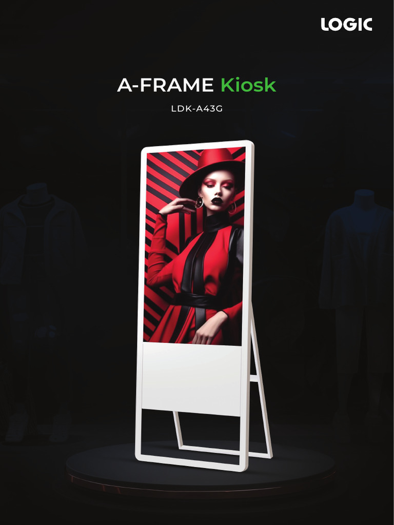 LDK-A43G A-Frame Kiosk Specifications | PDF | Hdmi | Usb