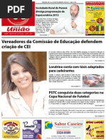 Jornal União - Edição de 15 à 29 de Fevereiro de 2012