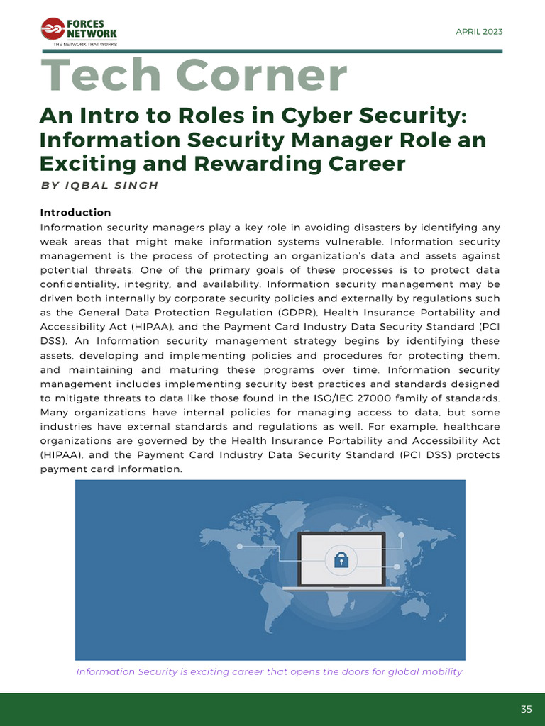 Information Security Management Overview | PDF | Security | Computer ...