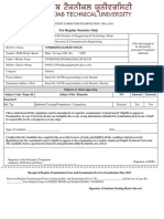 RegularExaminationForm May2011