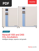 HERAcell 240 Incubator Manual | PDF | Carbon Dioxide | Door