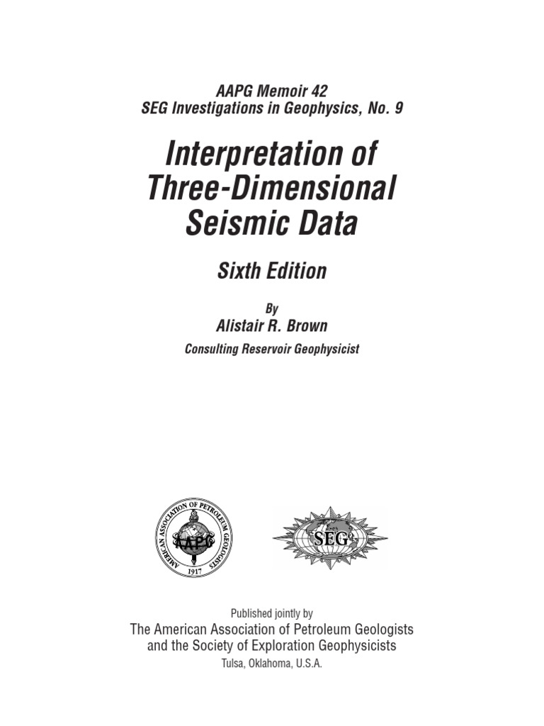 Brown CH00 | PDF | Reflection Seismology | Petroleum Reservoir