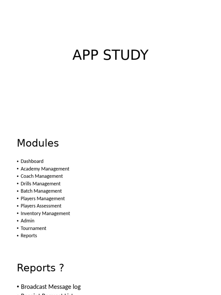 APP STUDY | PDF | Information Technology | Computing