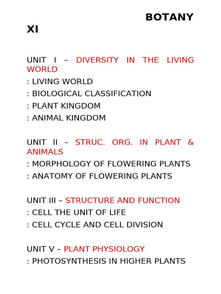 Botany | PDF