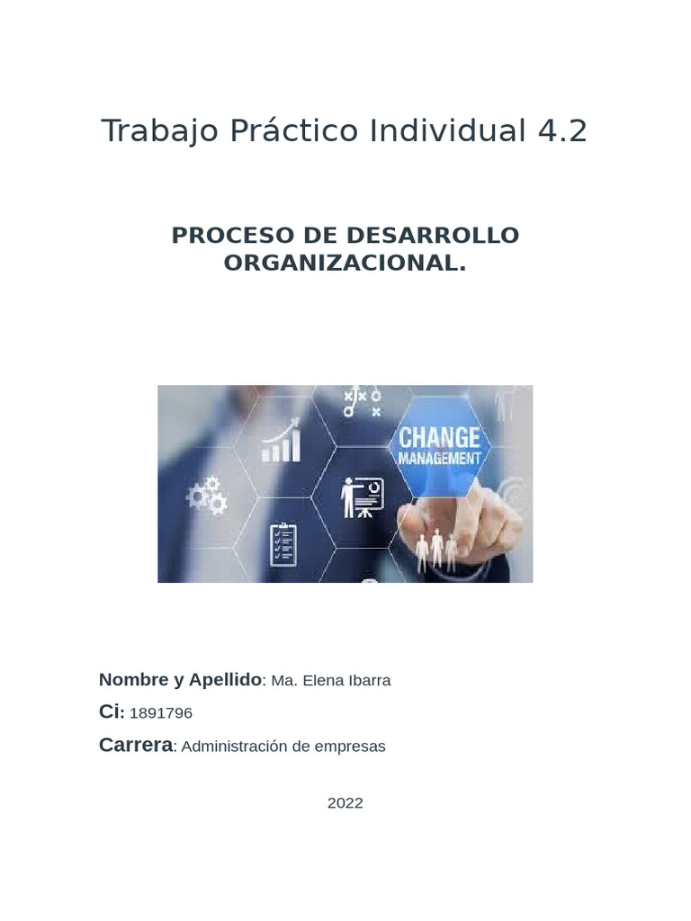 Gestión del Cambio Organizacional | PDF | Business | Economias
