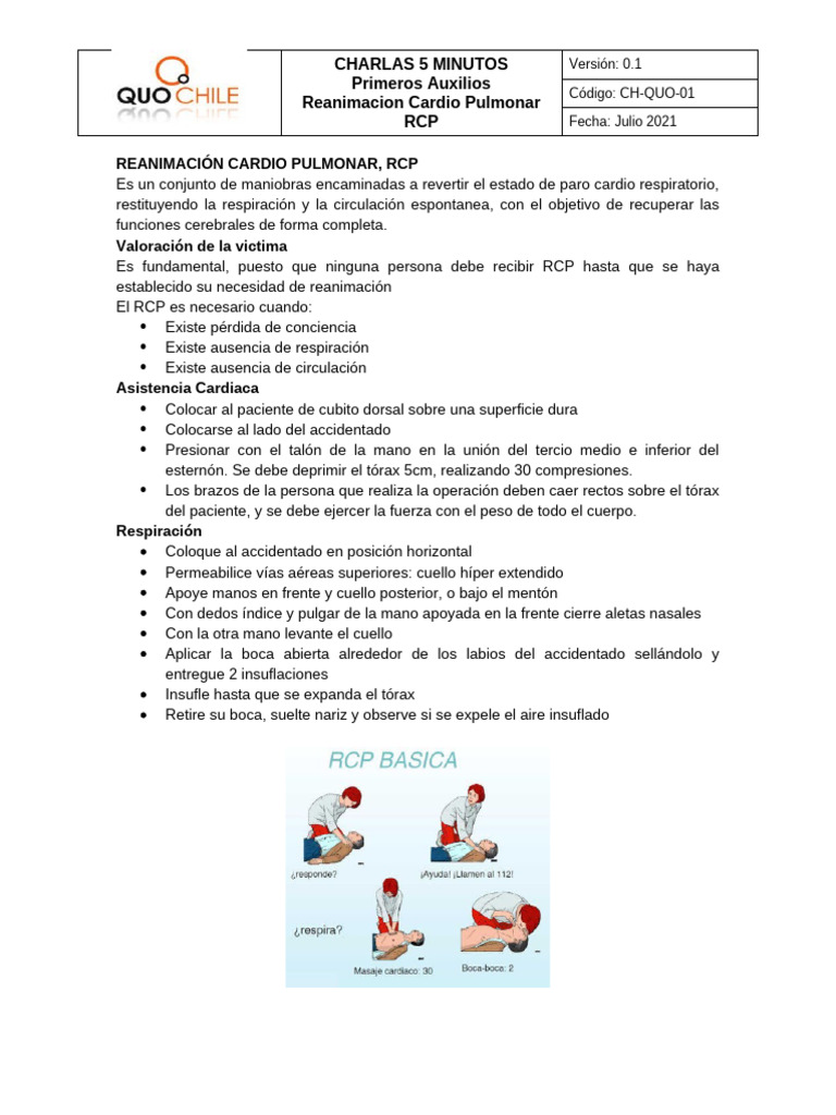 1°aux RCP | PDF