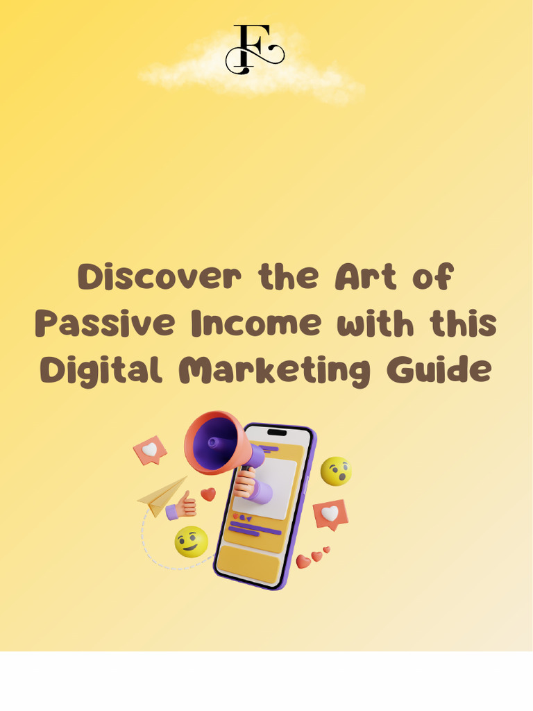 Digital Marketing Guide for Passive Income | PDF | Taxes | Business