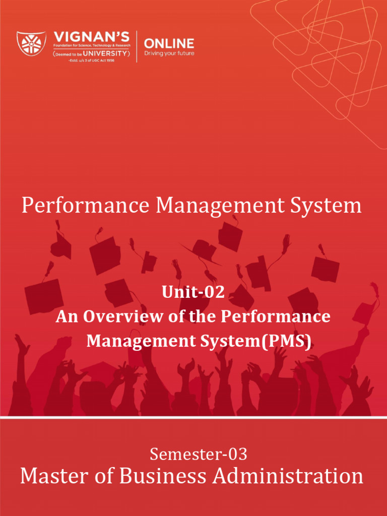 MBA - S3 - Performance Management System - U2 | PDF | Performance ...