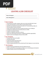 10 Documents To Collect Before Leaving A Company | PDF