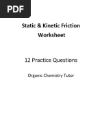 Friction Practice Problems and Solutions | PDF | Friction | Physics