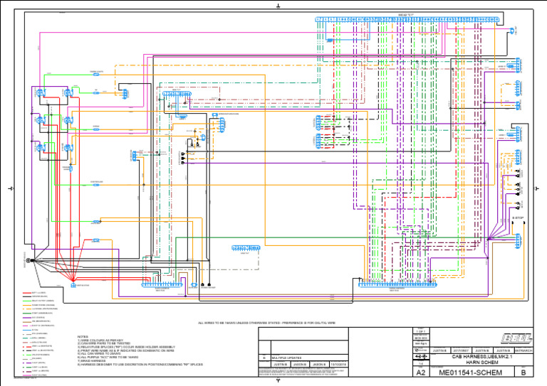 Cab Harness Drawing Rev D | PDF