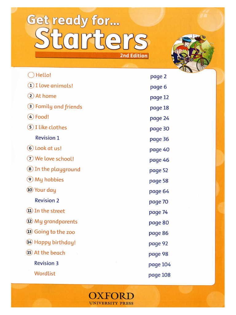 Get Ready For Starters 2nd Edition | PDF