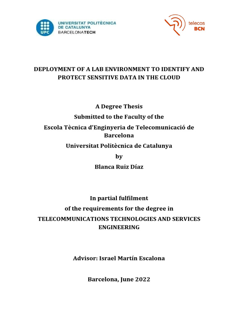 2022 Thesis | PDF | Cloud Computing | Software As A Service